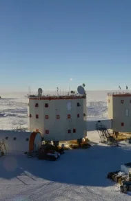 Panorama della stazione Concordia in Antartide